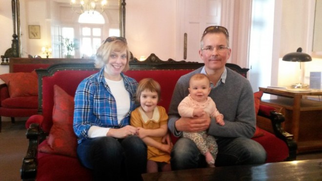 The Bennetts, Elena, Isi, Lucia and Tim. Three more daughters needed to match 'Pride and Prejudice.'