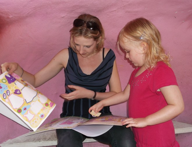 Anna and Maddy in Storyland, City Park, NO