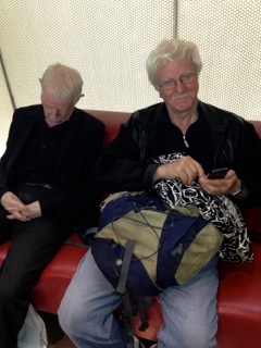 Haim and his double? Toulouse airport, 2013