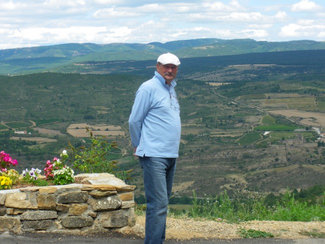 Larry at Rennes le Chateau