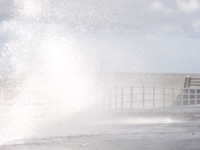 Broadstairs swell: lashed to the mast :-)