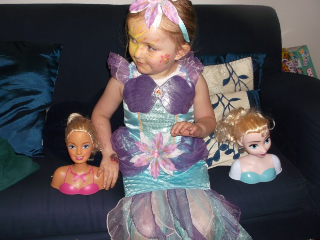 Maddy with further 'Frozen' booty