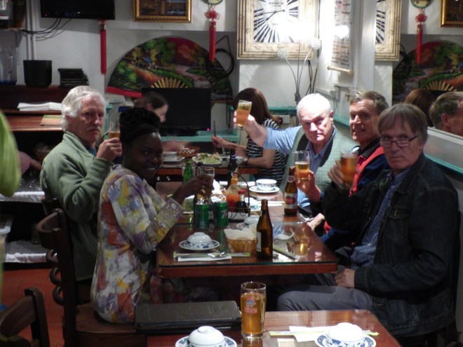 But a few beers help the recovery process